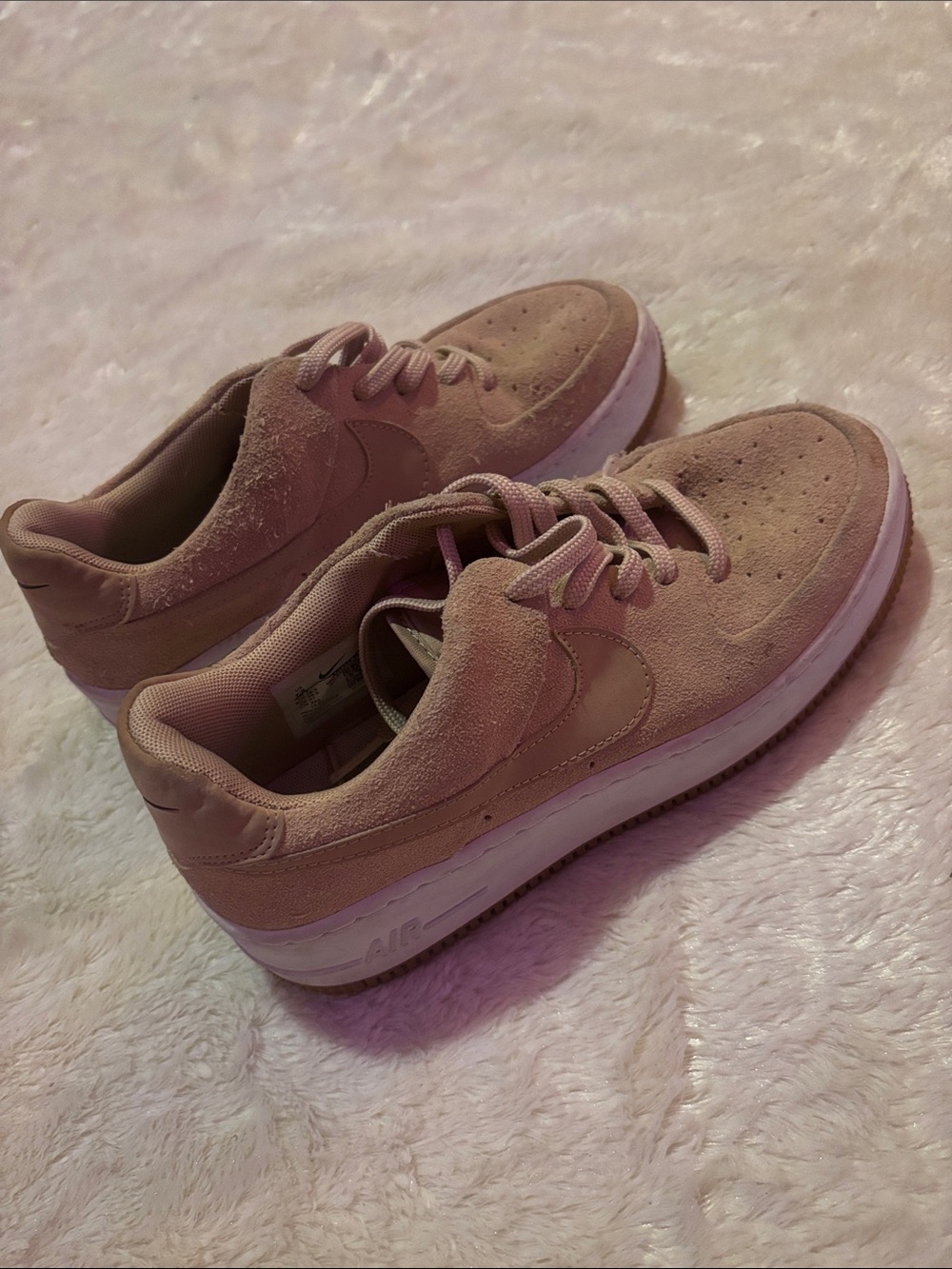 Suede Pink Nike Sneakers